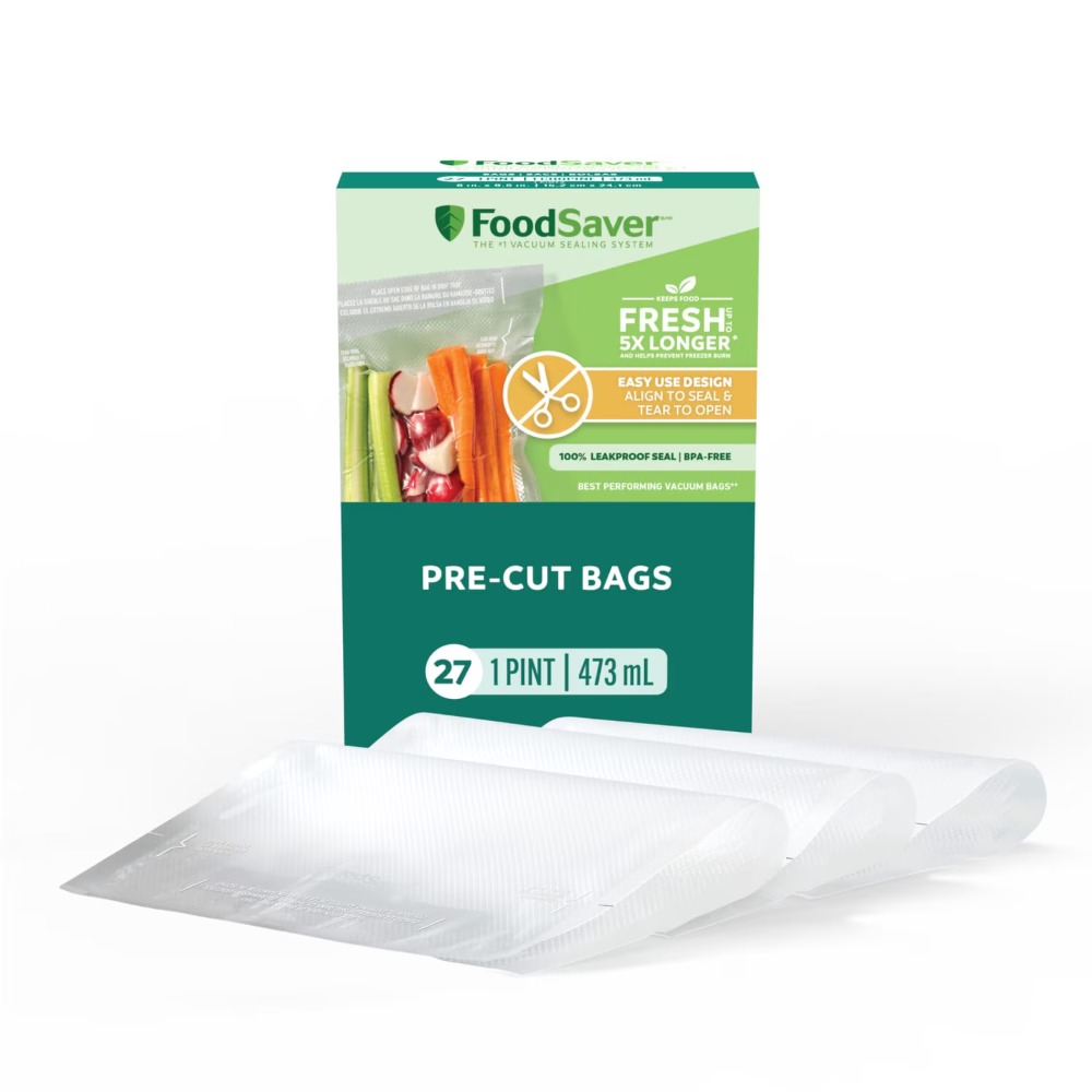Food Storage Vacuum Bags - FoodSaver Pint Vakumlu Kilit Poşetleri, 27