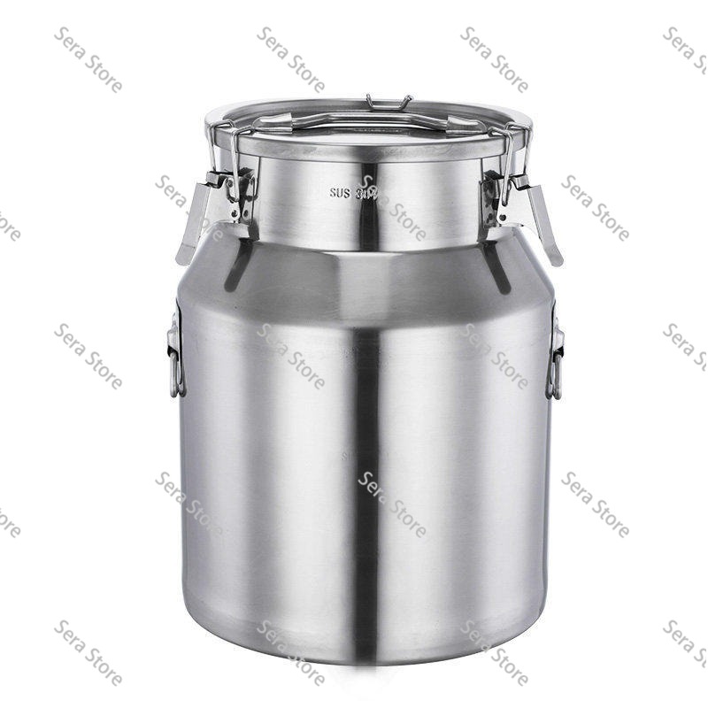 Food Storage Drums - 50LB 304 Paslanmaz Çelik Sızdırmaz Varil