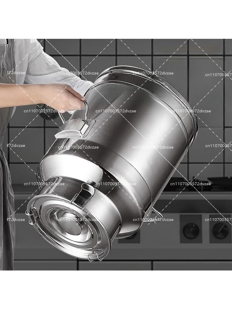 Food Storage Drums - 304 Paslanmaz Çelik Sızdırmaz Süt Kovası