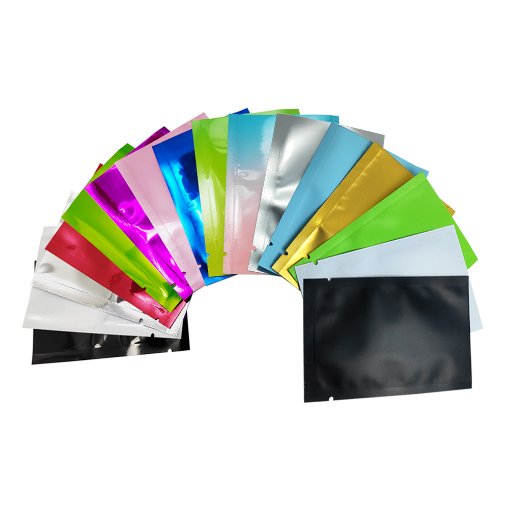Food Storage Mylar Bags - 200 Adet Perakende Üstü Açık Mylar