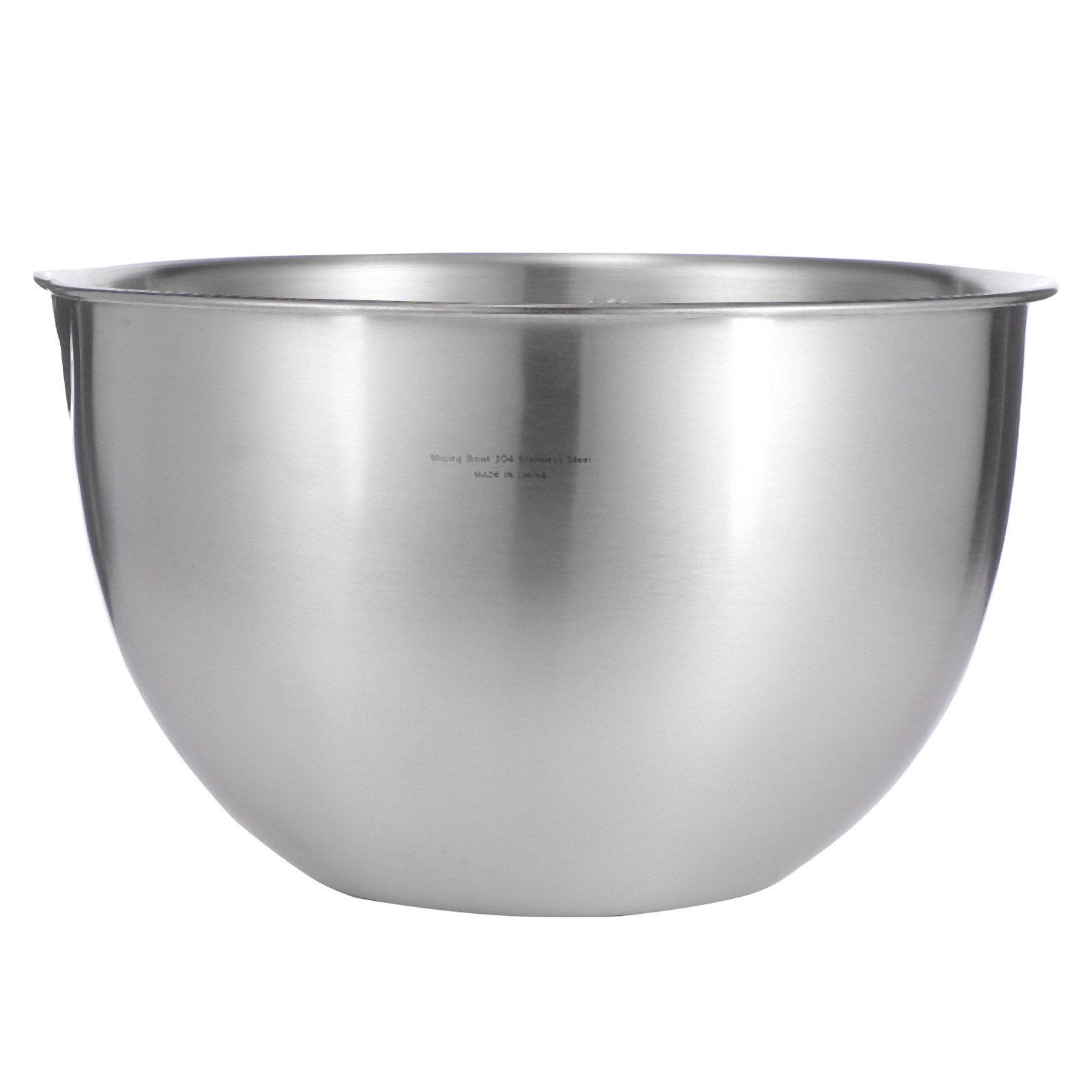 Food Storage In Stainless Steel - Paslanmaz Çelik Derin Yuvarlak Karıştırma Kabı
