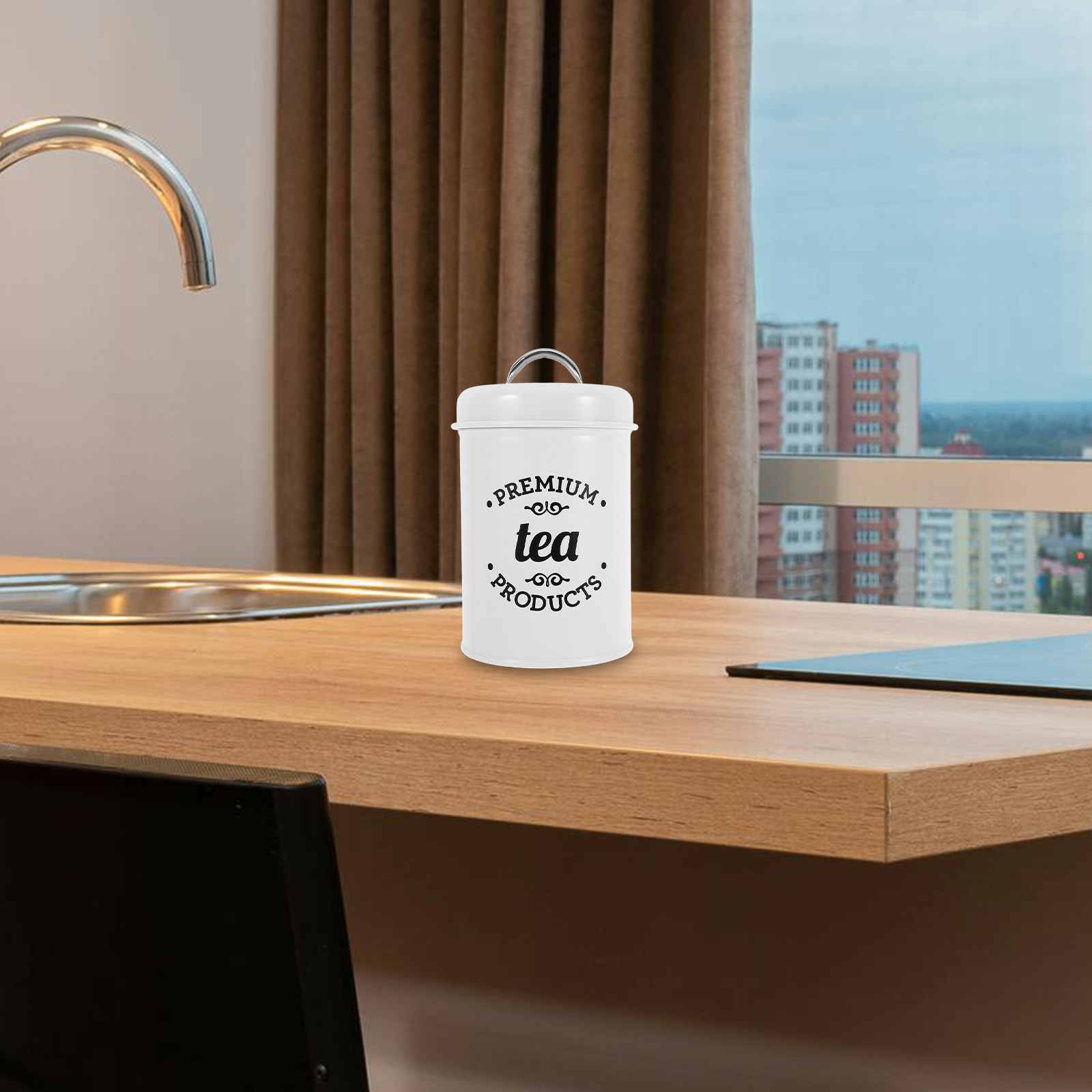 Food Storage Containers Set - Kahve, Şeker, Atıştırmalıklar, Çay Saklama için