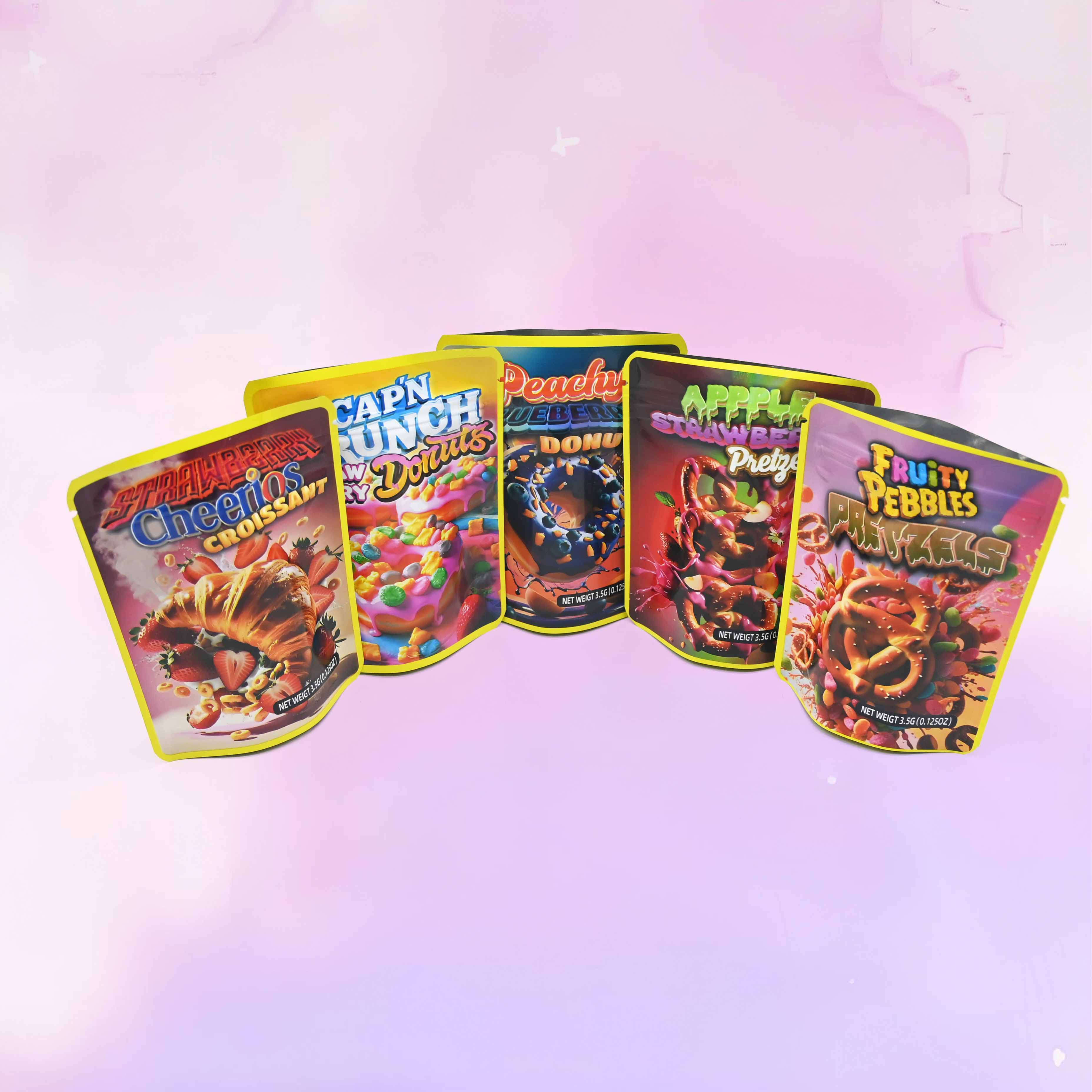 Food Storage Mylar Bags - Karışık 50PCS Holografik Mylar Çantalar, Depolama
