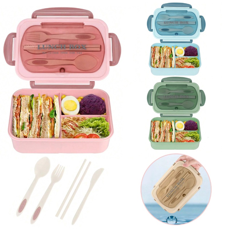 Food Storage Vault - 3 adet/1 adet Bento Kutusu Yetişkin