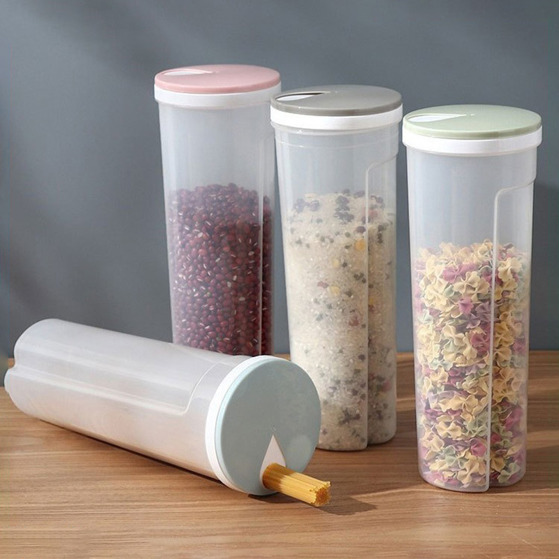 Food Storage For Pantry - Gıda Sınıfı Plastik Erişte Saklama Kabı