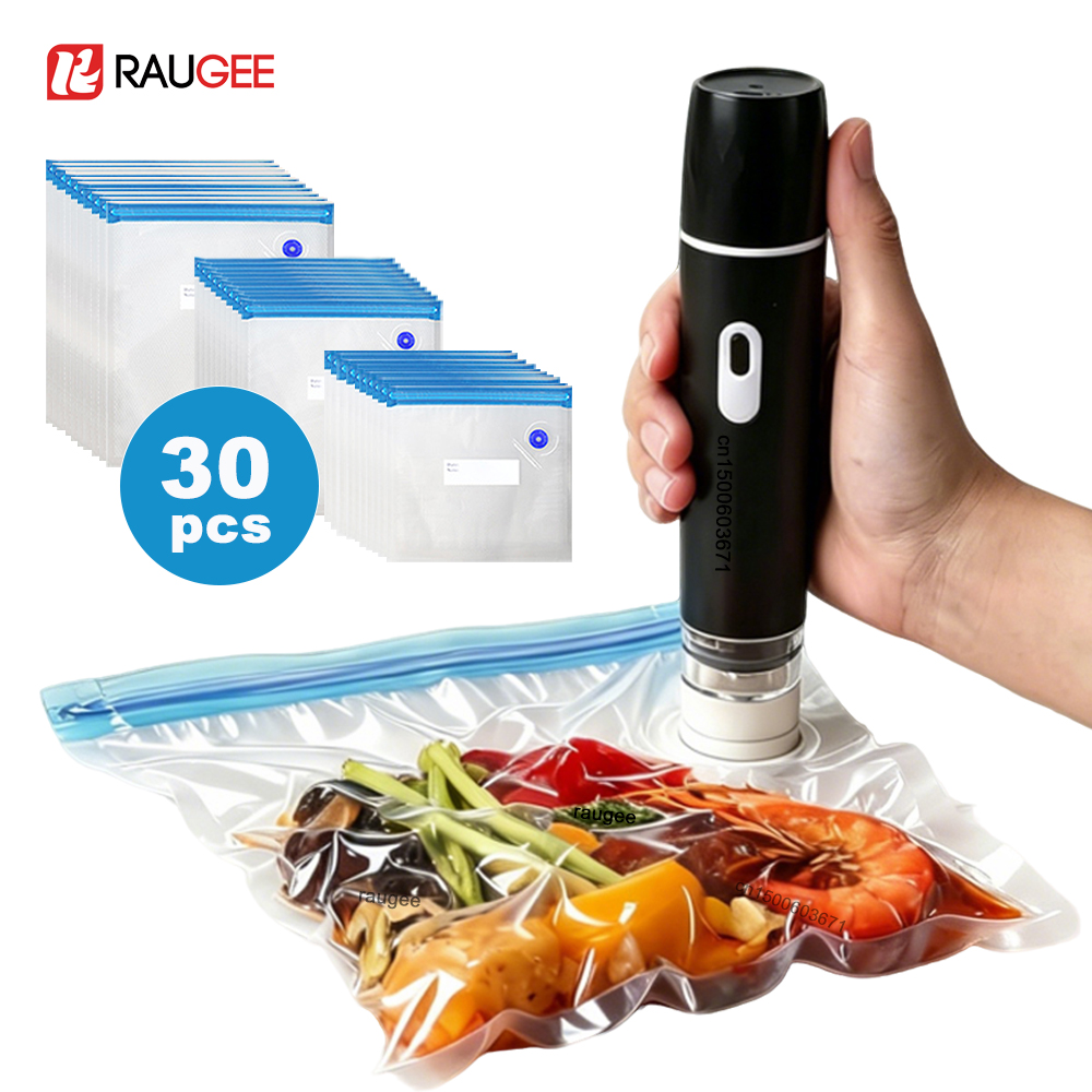 Food Storage Vacuum Sealer Machine - Elektrikli Vakumlu Kapatma Pompası Şarj Edilebilir