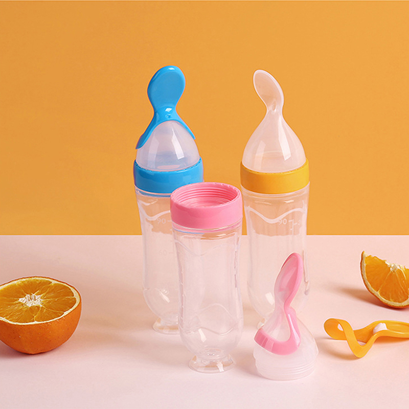Food Storage Drums - Sıkma Biberon Silikon Yenidoğan Bebek Eğitim