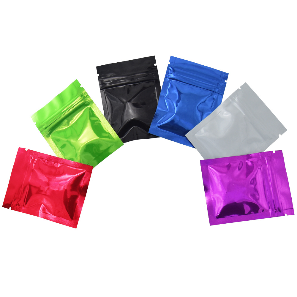 Food Storage Mylar Bags - 500 Adet 6x8cm Küçük Yeniden Kapatılabilir