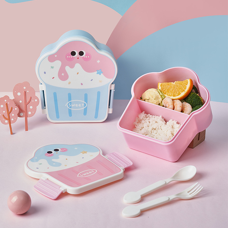 Food Storage Vault - Çocuklar kızlar için sevimli Bento yemek
