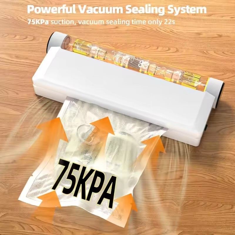 Food Storage Vacuum Bags - Gıda Saklama Vakum Makinesi 75KPA Güçlü