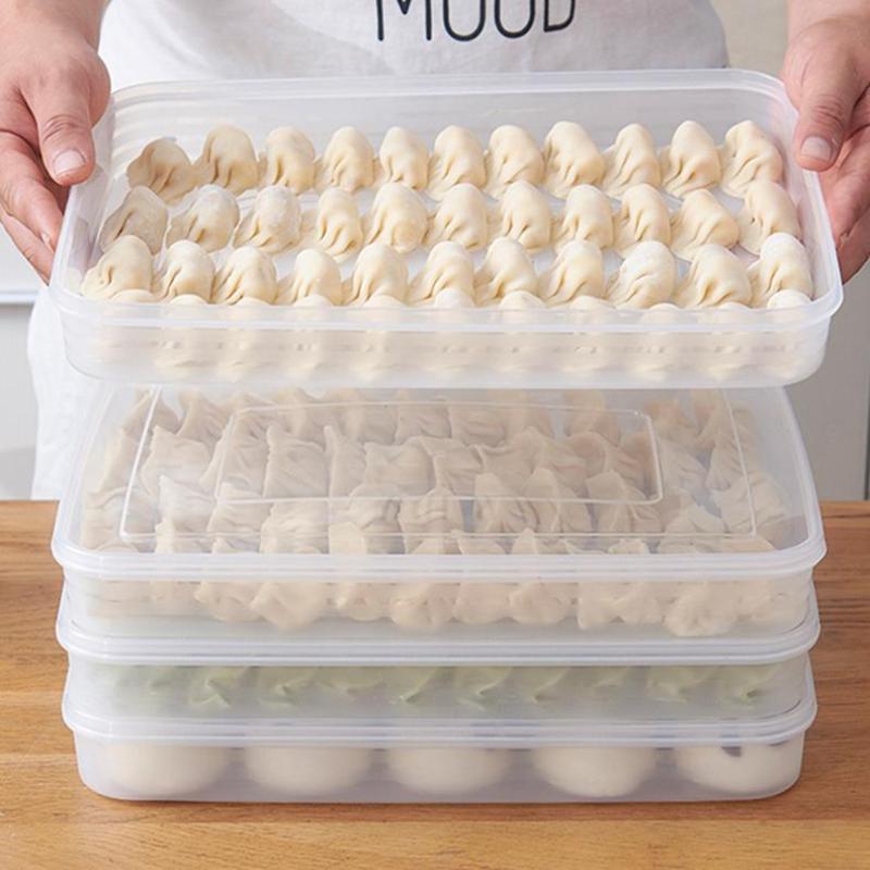 Food Storage Square Containers - Yeni·Mutfak Saklama Kutusu Buzdolabı Düzenleyici Şeffaf