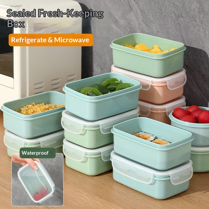 Food Storage Square Containers - Hava Geçirmeyen Gıda Saklama Kapları BPA
