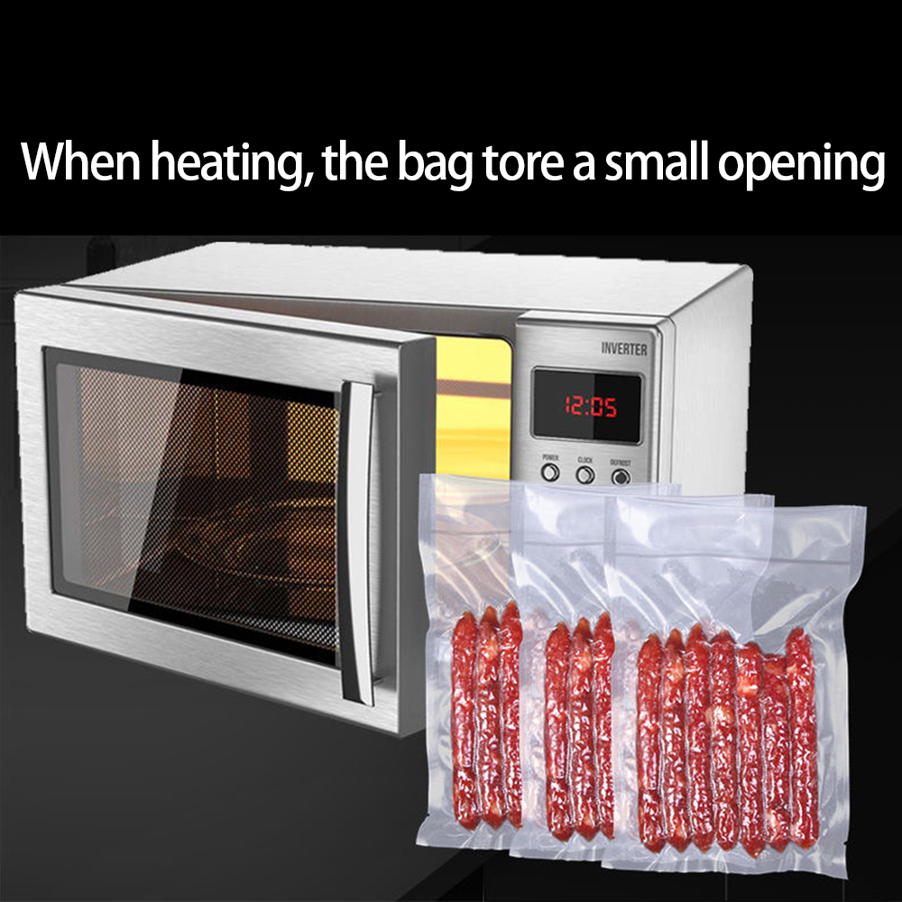 Food Storage Vacuum Bags - 50 adet mutfak gıda vakumlama makinesi