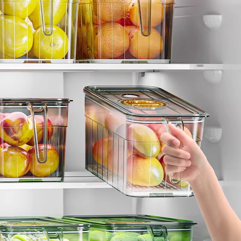 Food Storage Square Containers - Buzdolabı düzenleme saklama kutusu, yumurta, meyve