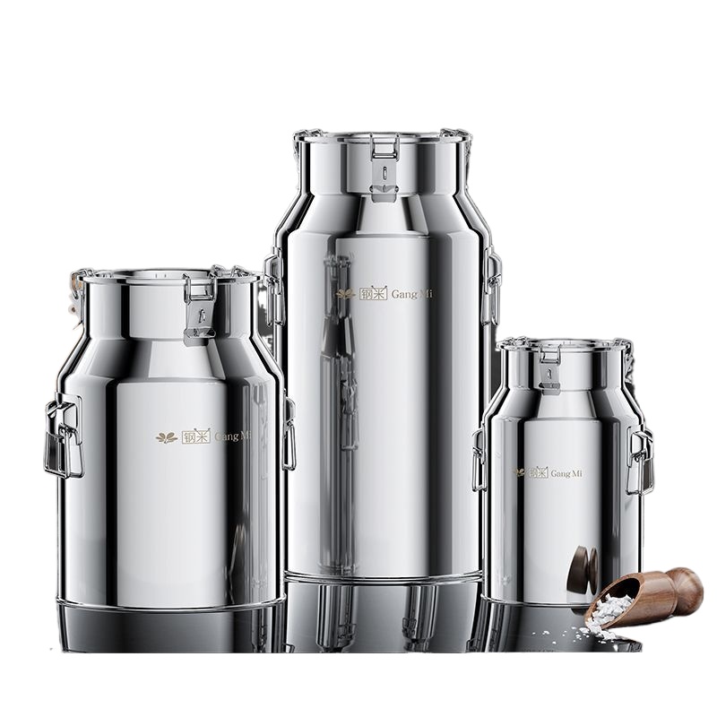 Food Storage In Stainless Steel - Paslanmaz Çelik Gıda Sınıfı Sızdırmaz Süt