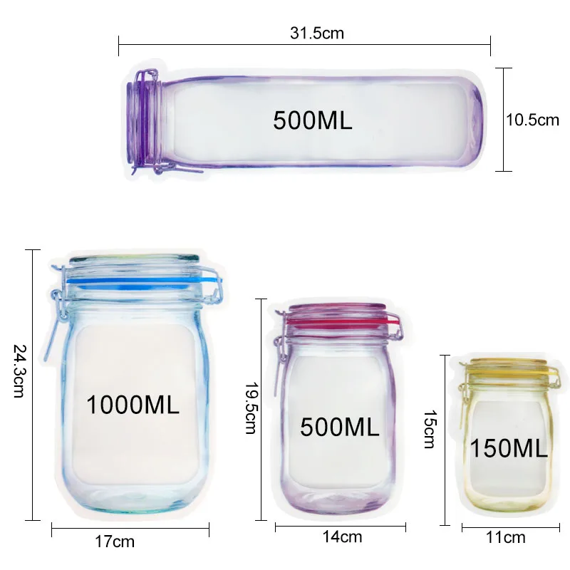 Kavanoz Şekli Saklama Çantası  - Ziploc Food Storage incelemesi ve fiyatı