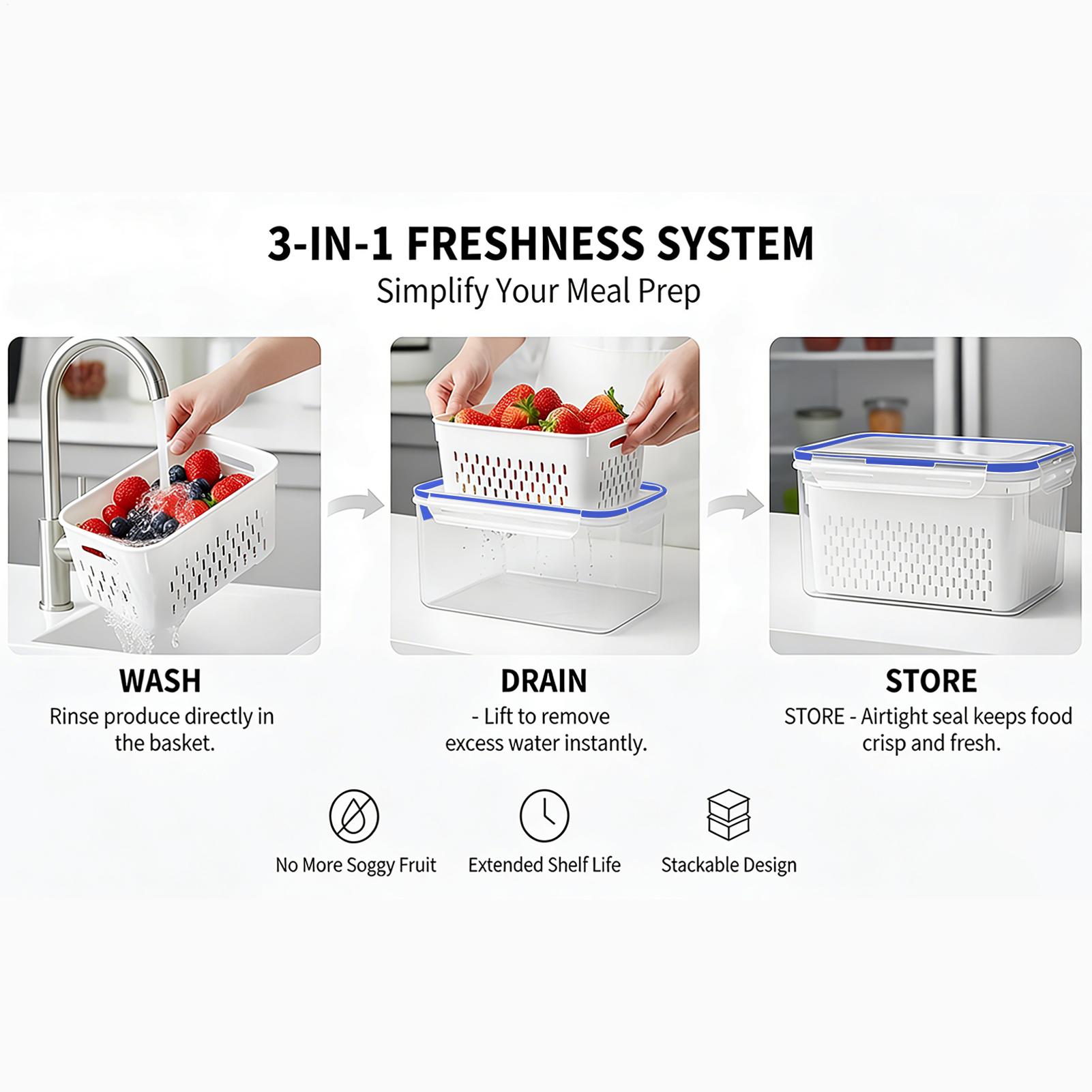 4'ü 1 Arada Gıda Saklama Kabı  - Food Storage And Containers incelemesi ve fiyatı