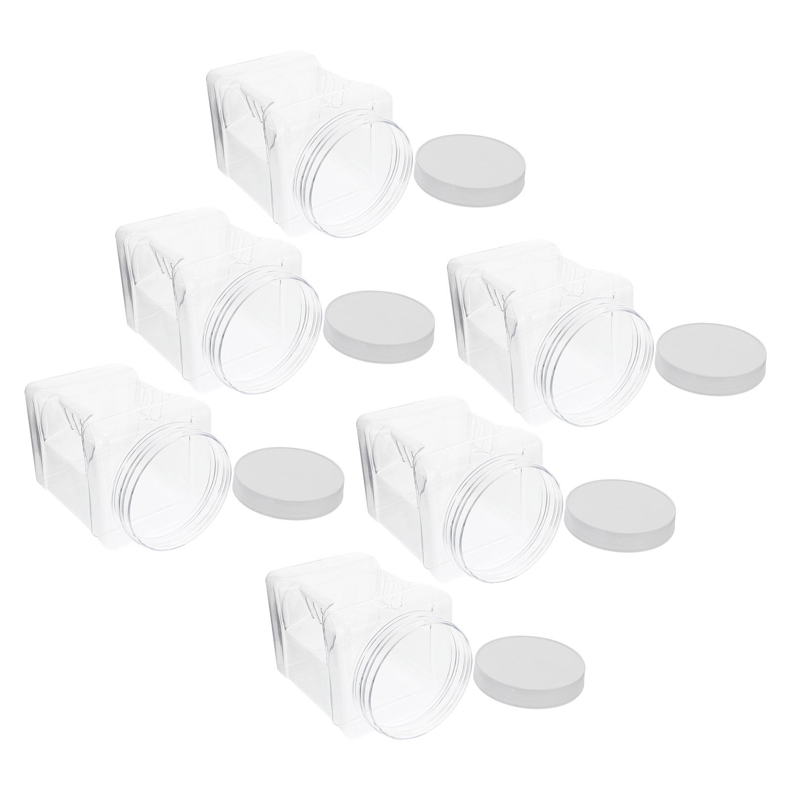 6 Adet Şeffaf Kare Plastik Sak - Food Storage Square Containers incelemesi ve fiyatı