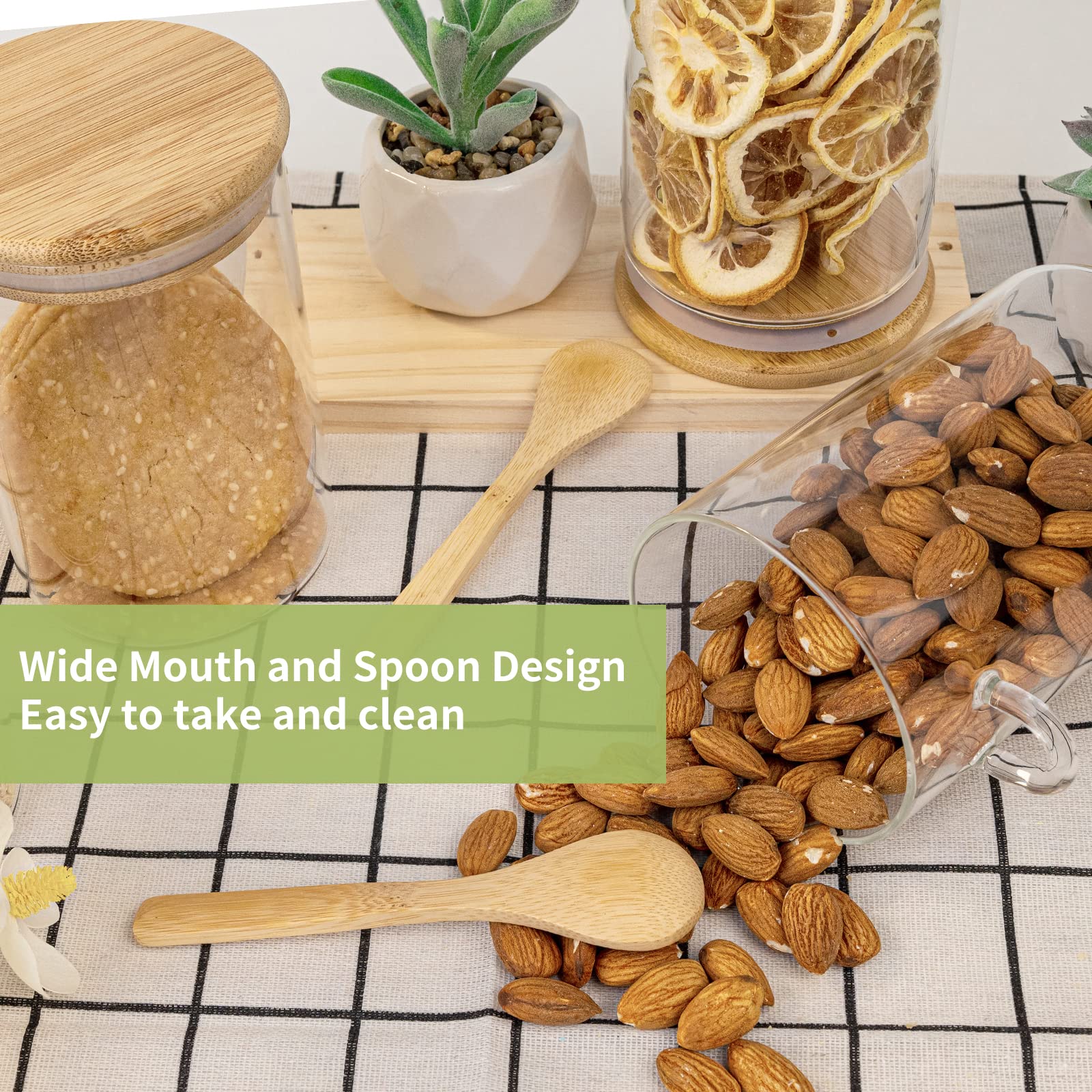 Hava Geçirmez Gıda Saklama Pla - Food Storage Jars With Wooden Lids incelemesi ve fiyatı