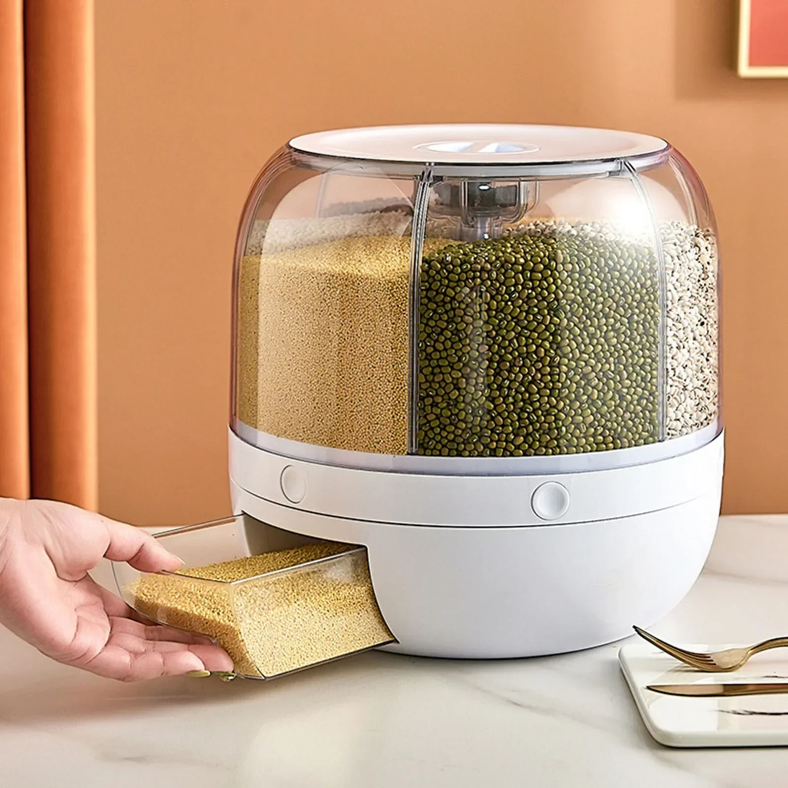 6 Bölmeli 360 °   Döner Hava G - Food Storage For Pantry incelemesi ve fiyatı