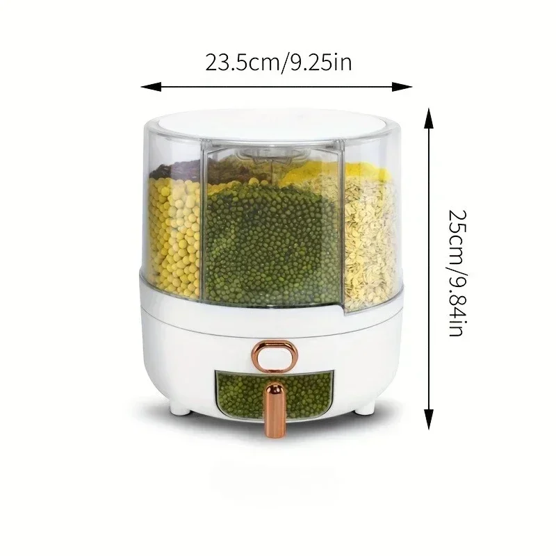 6 Bölmeli 360 °   Döner Hava G - Food Storage For Pantry incelemesi ve fiyatı