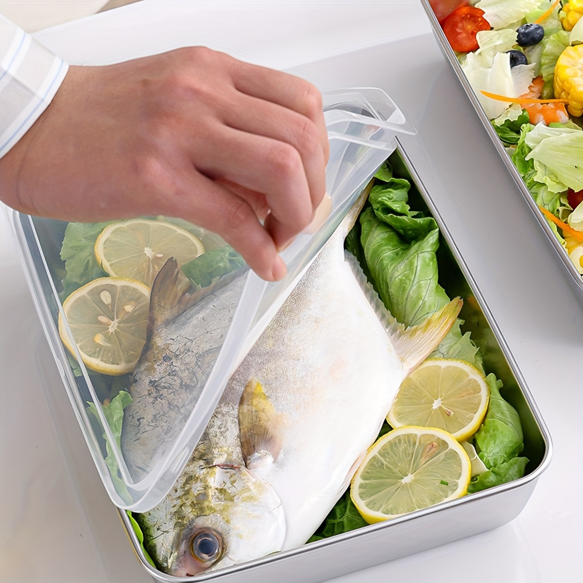 1-3 Adet Paslanmaz Çelik Gıda  - Food Storage For Pantry incelemesi ve fiyatı