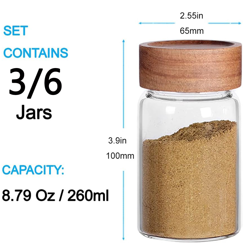 Vidalı hava geçirmez kapaklı a - Food Storage Jars With Wooden Lids incelemesi ve fiyatı