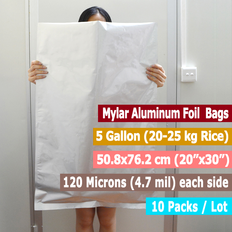 10 Paket 5 Galon Mylar Çanta G - Food Storage Mylar Bags incelemesi ve fiyatı