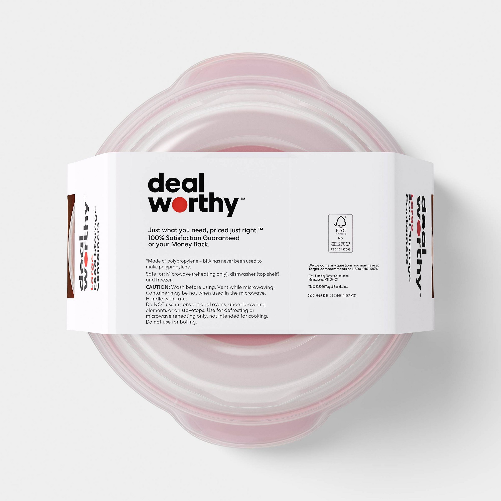 2ct Büyük Yuvarlak Gıda Saklam - Food Storage For Pantry incelemesi ve fiyatı