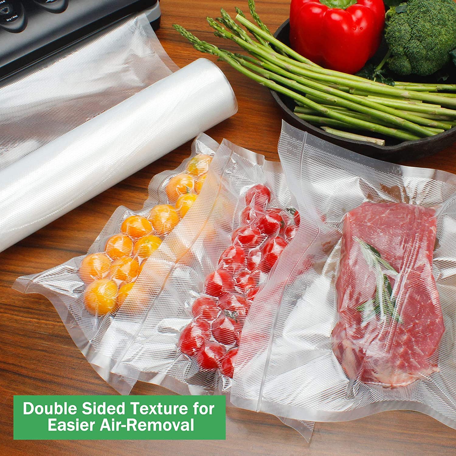 Gıda için vakum torbaları Vaku - Food Storage Vacuum Bags incelemesi ve fiyatı