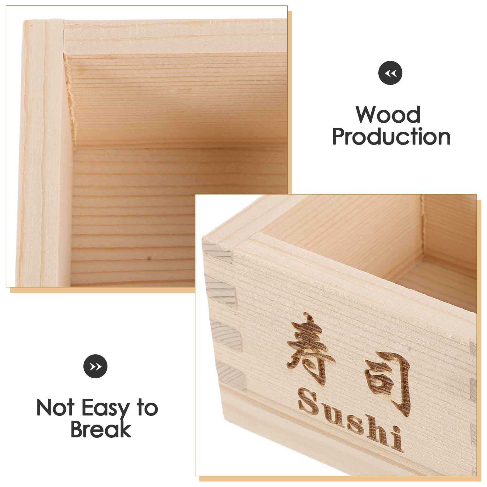 Japon Masu Sake Kabı Ahşap Sak - Food Storage Square Containers incelemesi ve fiyatı