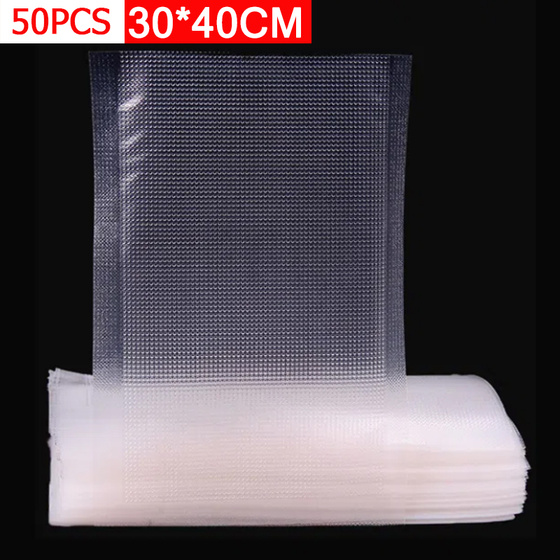 50 adet 30x40cm dokulu vakum p - Food Storage Vacuum Bags incelemesi ve fiyatı