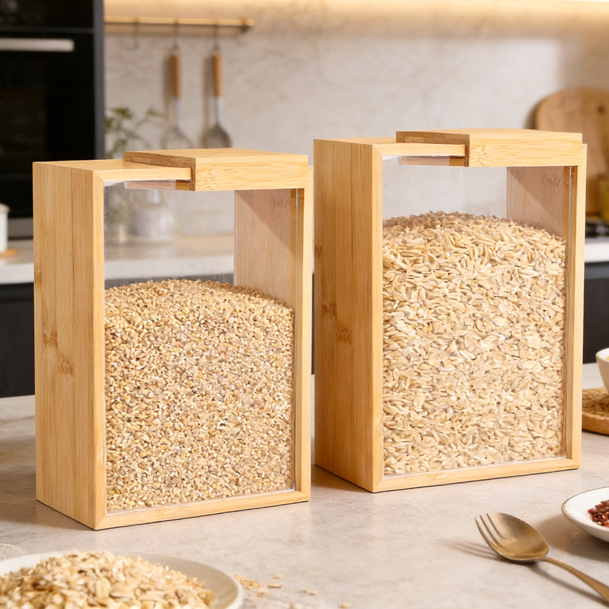 E9 1 Adet Bambu Tahıl Pirinç S - Food Storage Lidl incelemesi ve fiyatı
