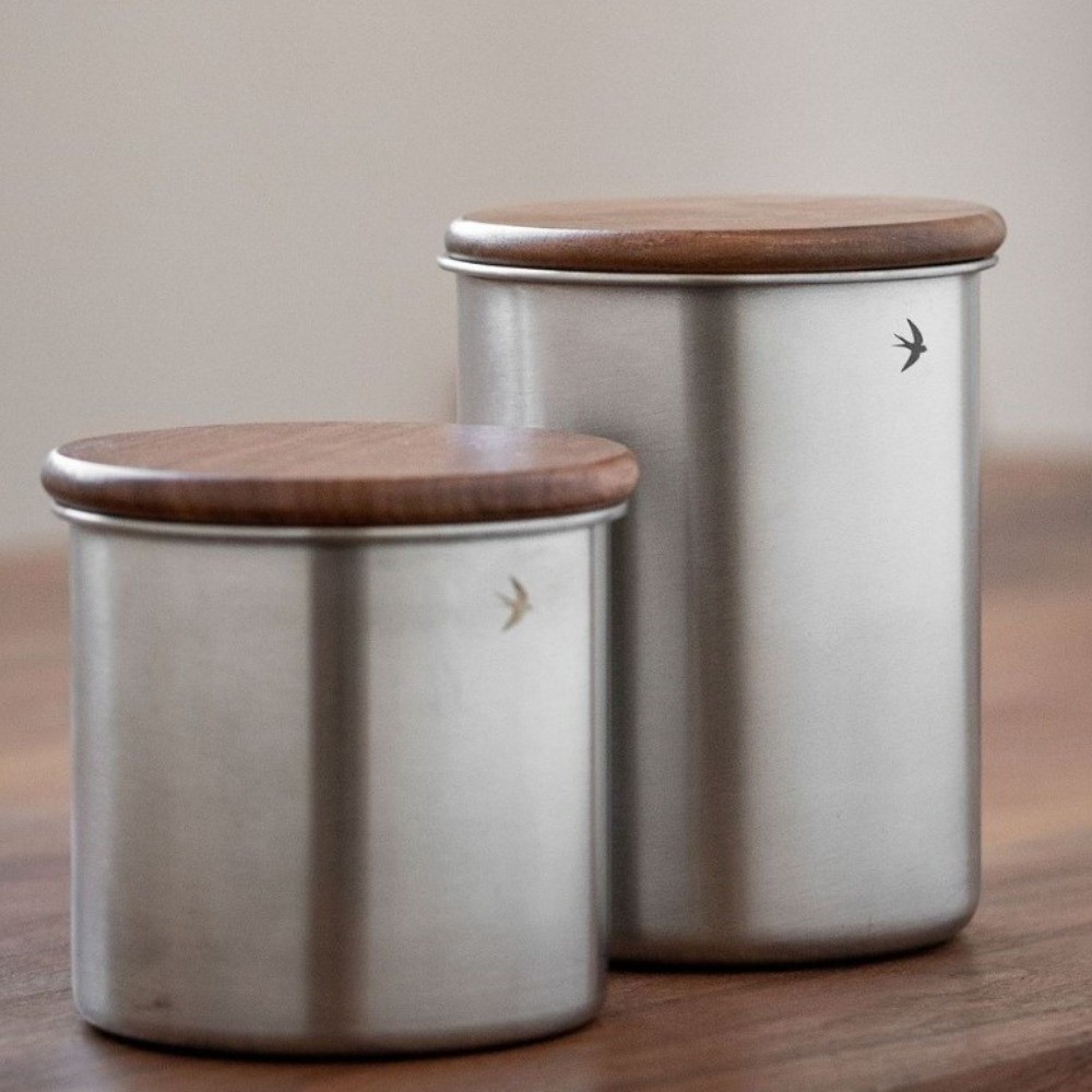 Yeni Paslanmaz Çelik Matcha Ka - Food Storage Jars With Wooden Lids incelemesi ve fiyatı