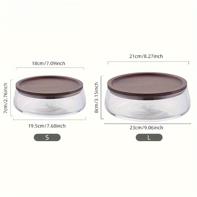 Ahşap Kapaklı Cam Kaplar – Gıd - Food Storage Jars With Wooden Lids incelemesi ve fiyatı
