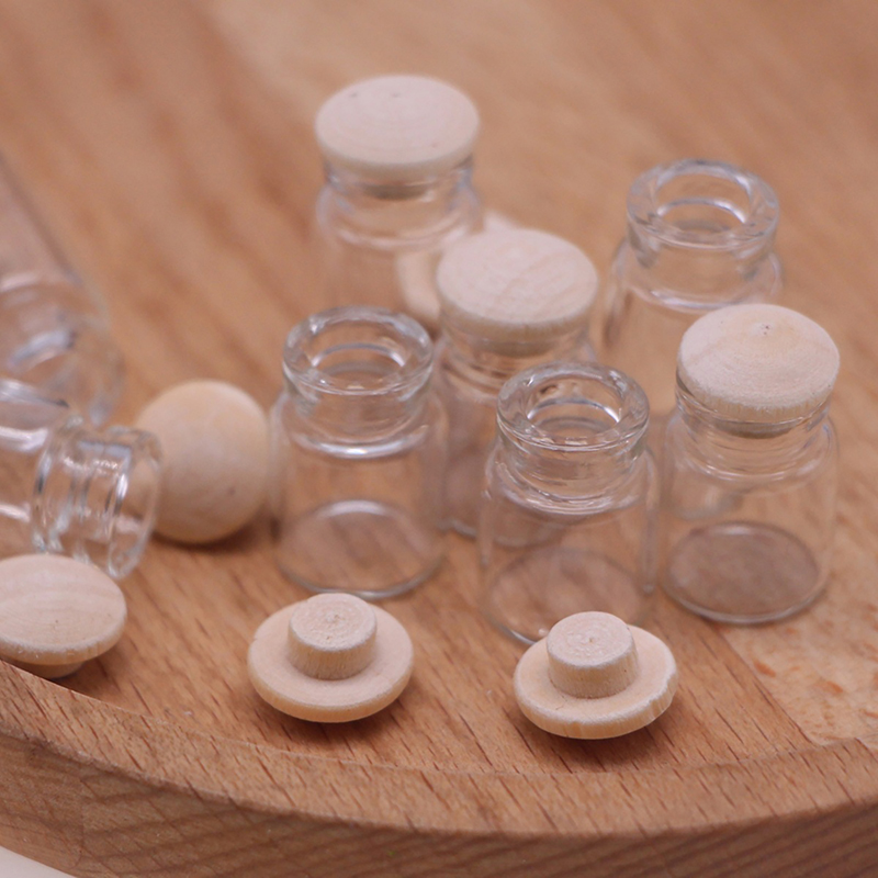 4 adet 1:12 Dollhouse minyatür - Food Storage Jars With Wooden Lids incelemesi ve fiyatı