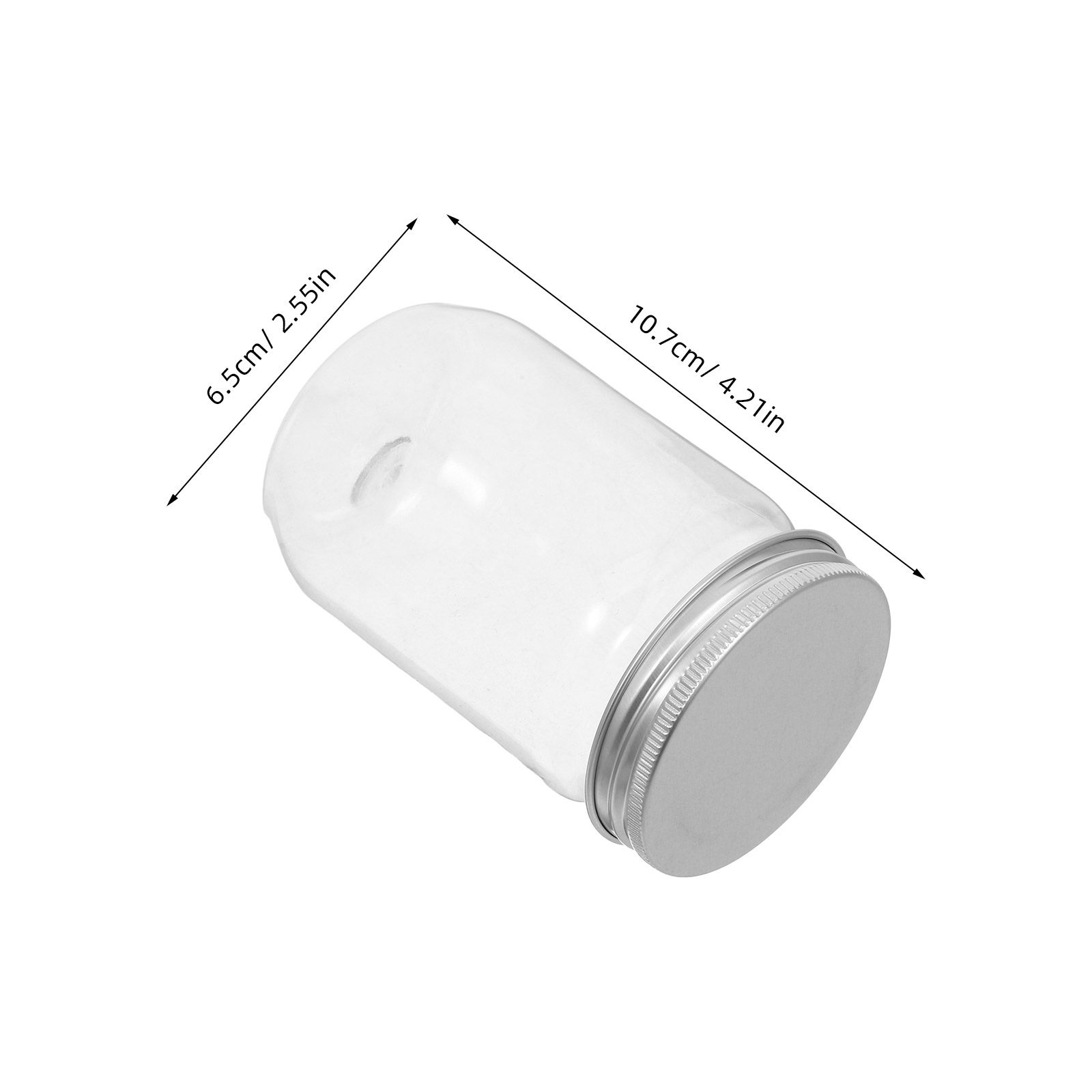 6 adet şeffaf plastik Mason ka - Food Storage And Containers incelemesi ve fiyatı