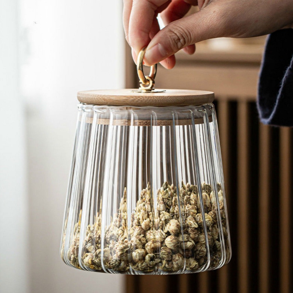 Gıda Kabı Mutfak Depolama Şişe - Food Storage Jars With Wooden Lids incelemesi ve fiyatı