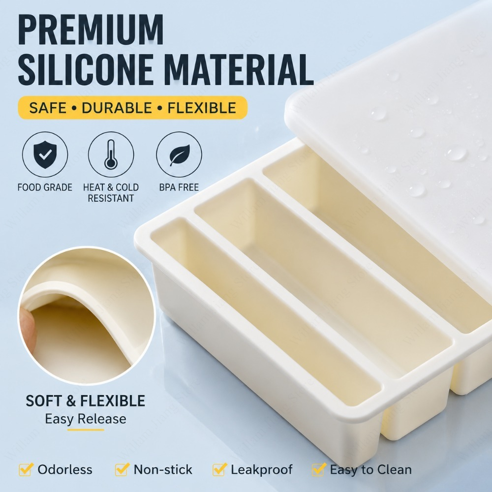 Dayanıklı Silikon Dondurma Kab - Food Storage Home incelemesi ve fiyatı