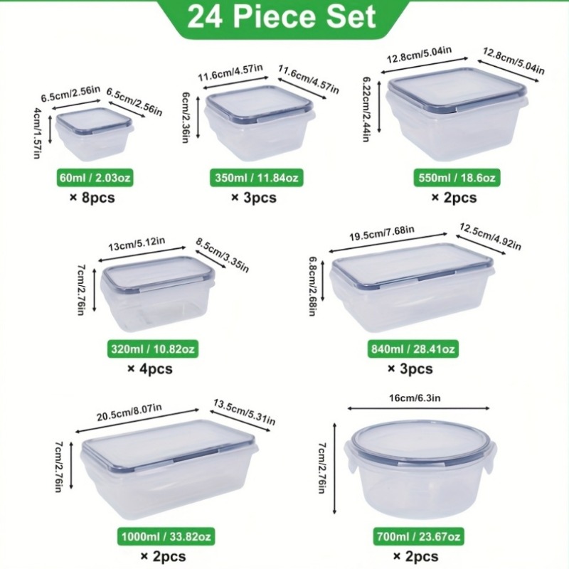 48 Parça BPA İçermeyen Gıda Sa - Food Storage For Pantry incelemesi ve fiyatı