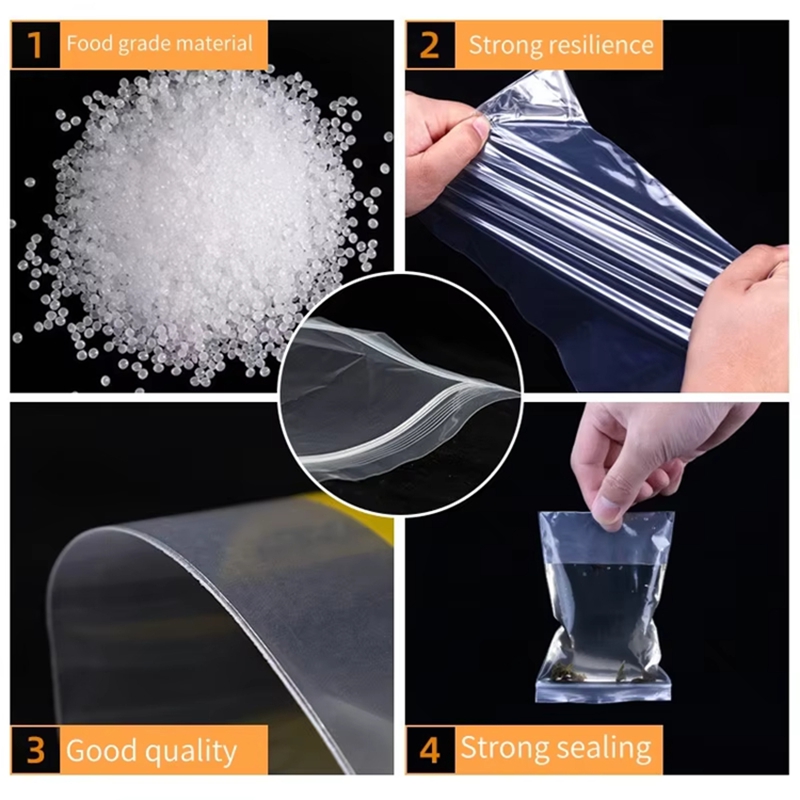 100 adet Şeffaf Kilitli Poşet  - Food Storage Vacuum Bags incelemesi ve fiyatı
