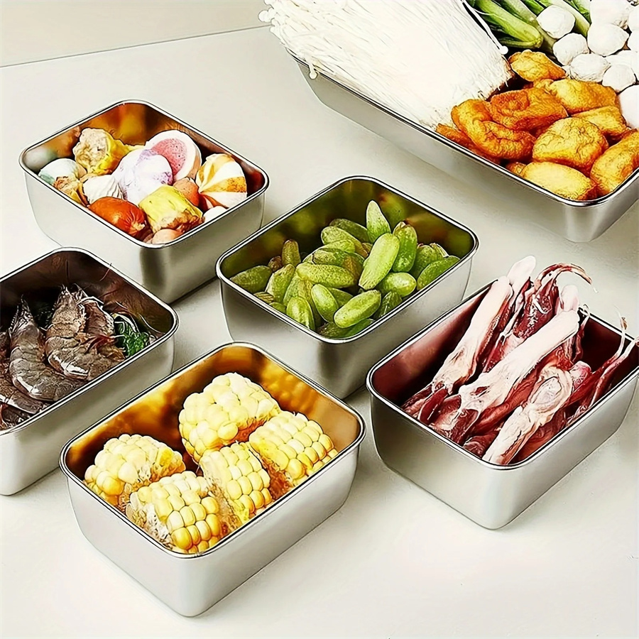 1/3/5 adet paslanmaz çelik gıd - Food Storage Oven Safe incelemesi ve fiyatı