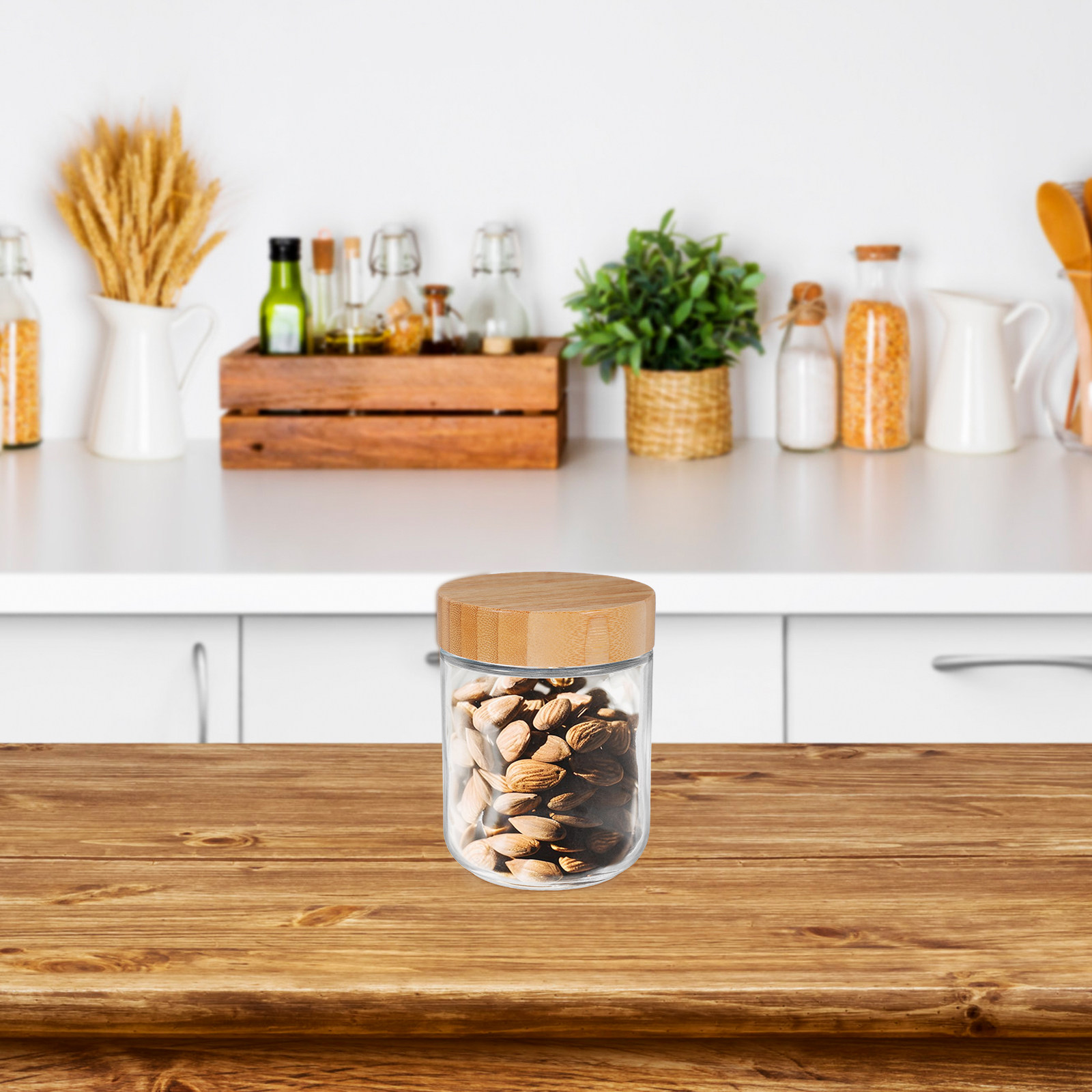 4 Adet Cam Mutfak Saklama Kava - Food Storage For Pantry incelemesi ve fiyatı
