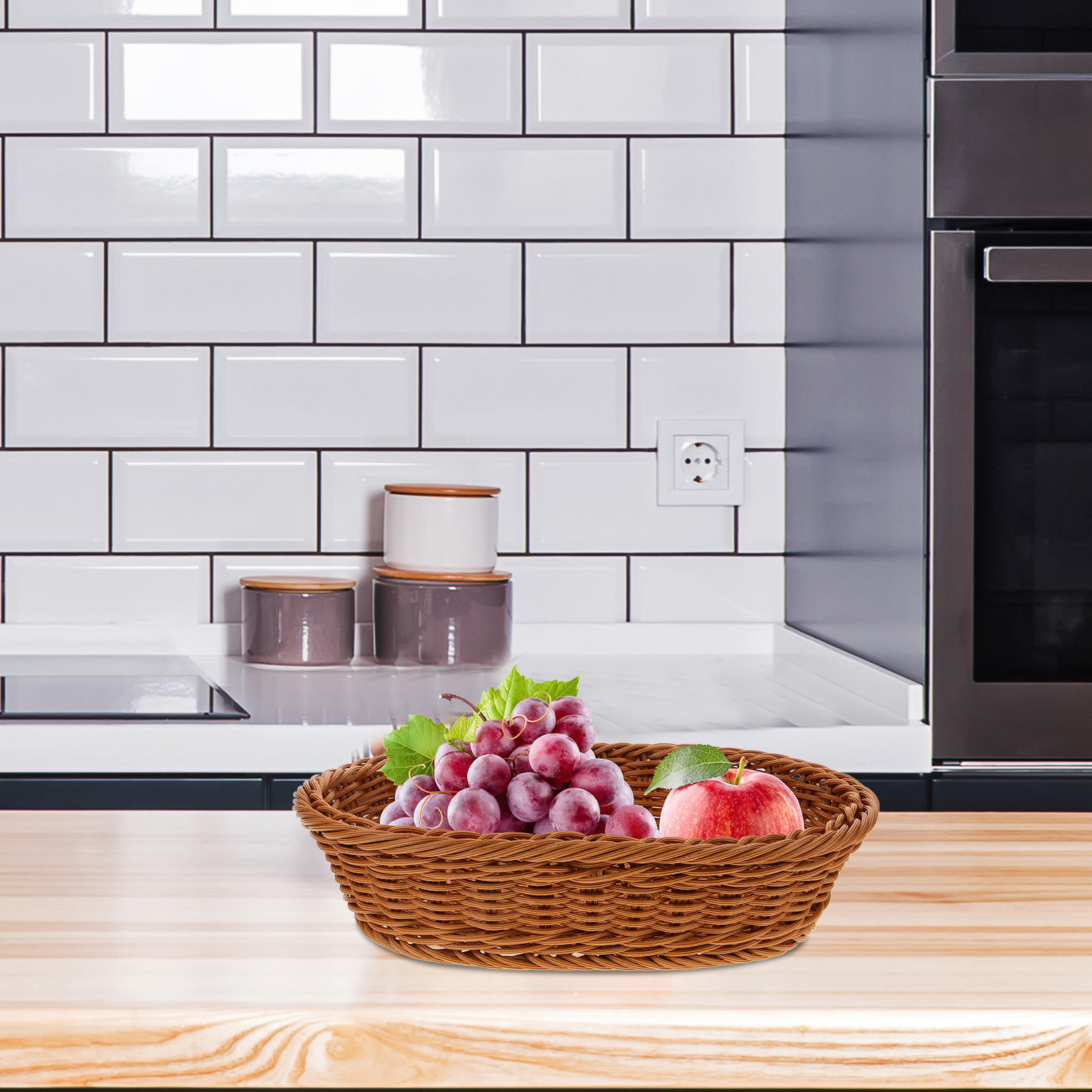 PP Dokuma Meyve Sepeti Oval Ru - Food Storage Home incelemesi ve fiyatı