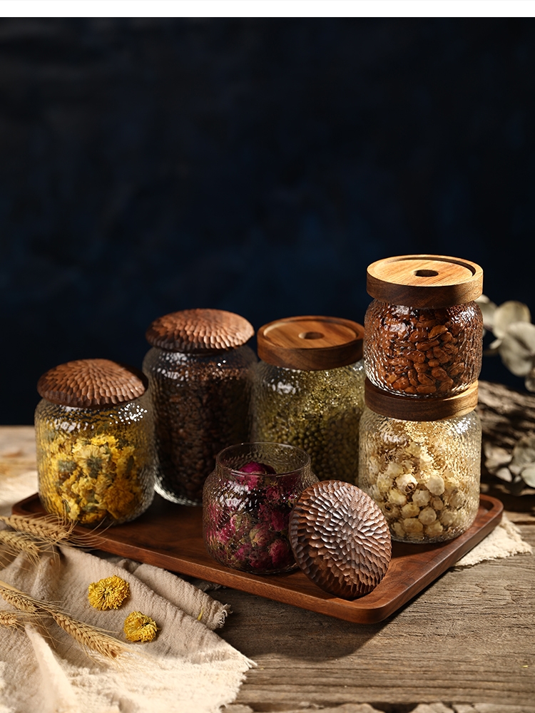 Akasya ahşap kapaklı cam çok t - Food Storage Jars With Wooden Lids incelemesi ve fiyatı