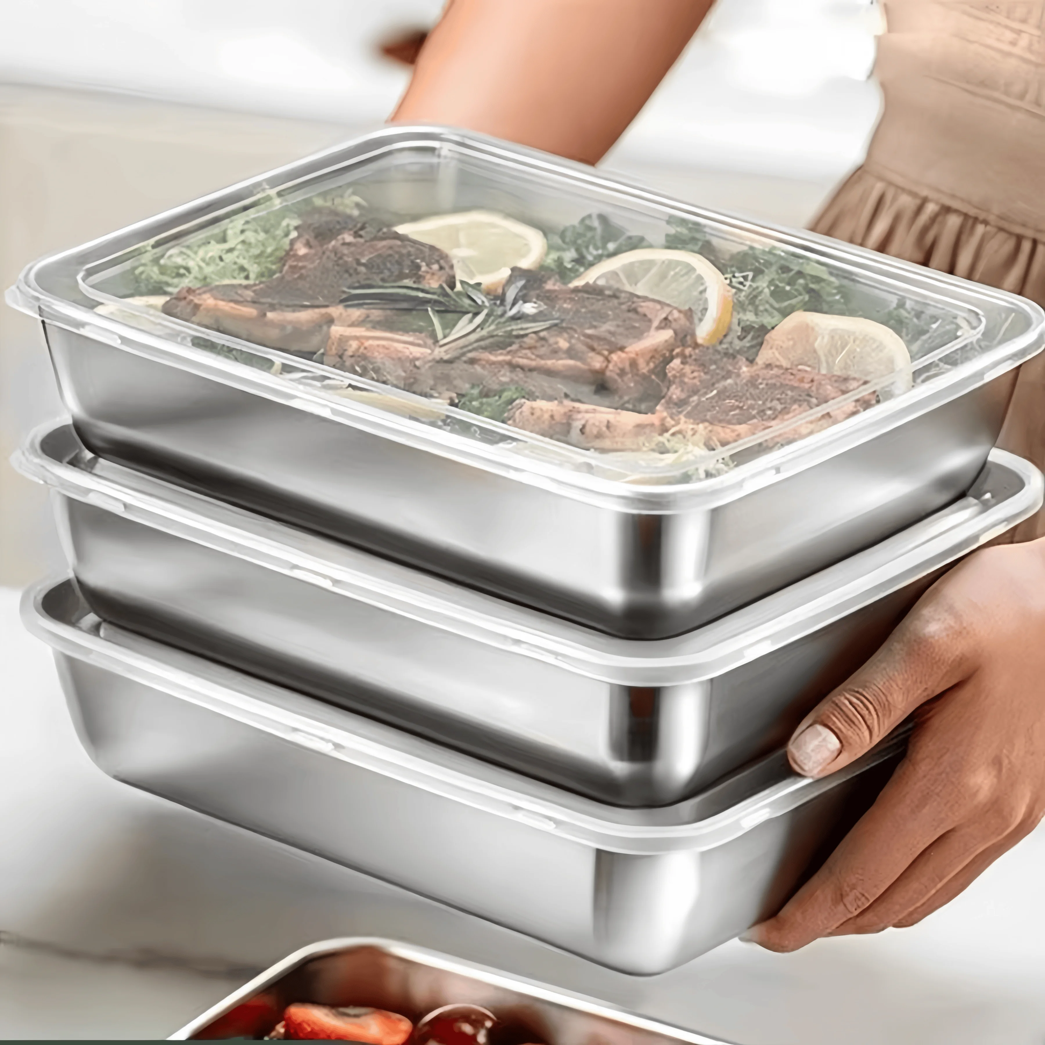 Paslanmaz Çelik Sızdırmaz Öğle - Food Storage In Stainless Steel incelemesi ve fiyatı